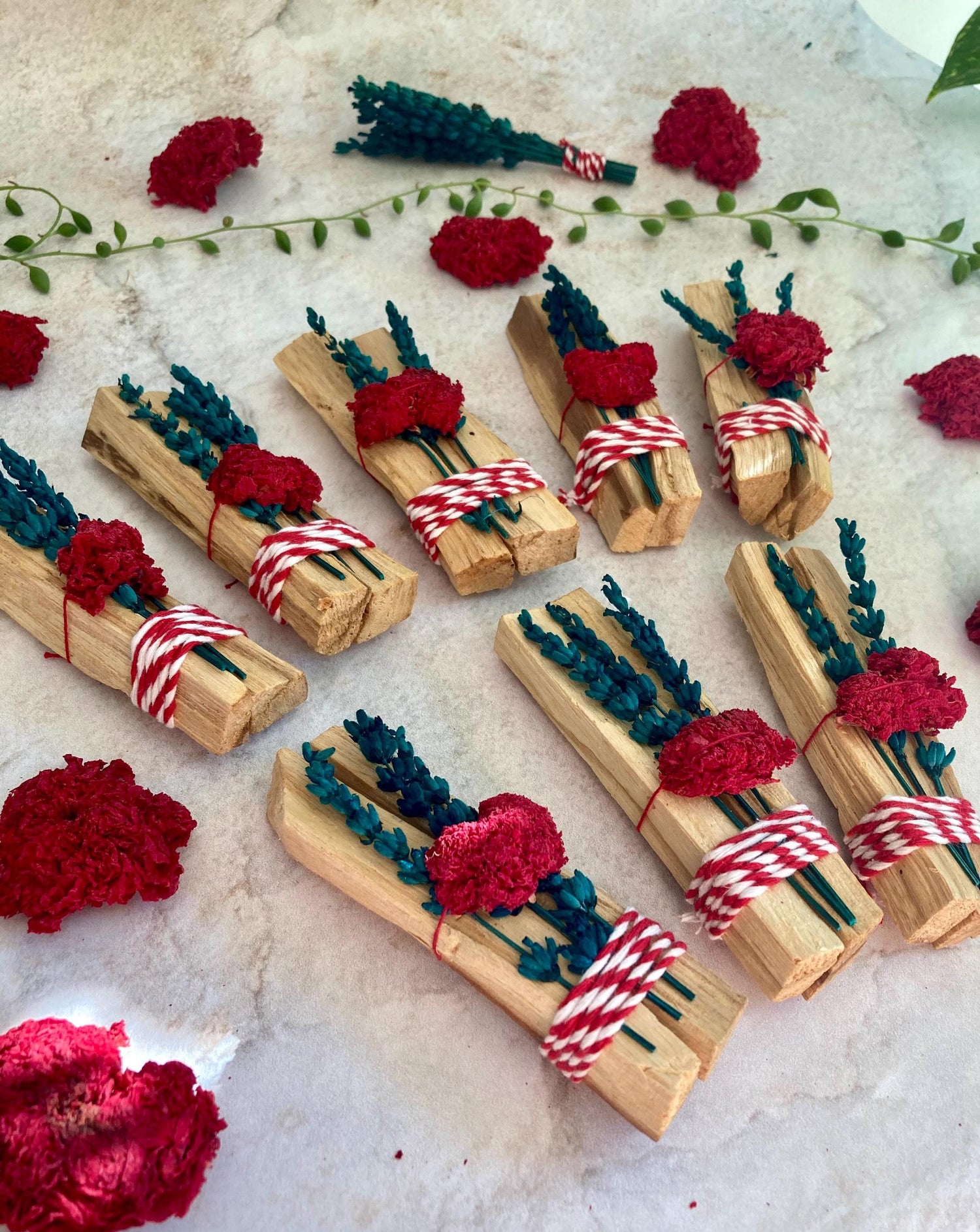 Pomegranate Blossom Palo Santo Set – A Gift for New Year and Special Occasions