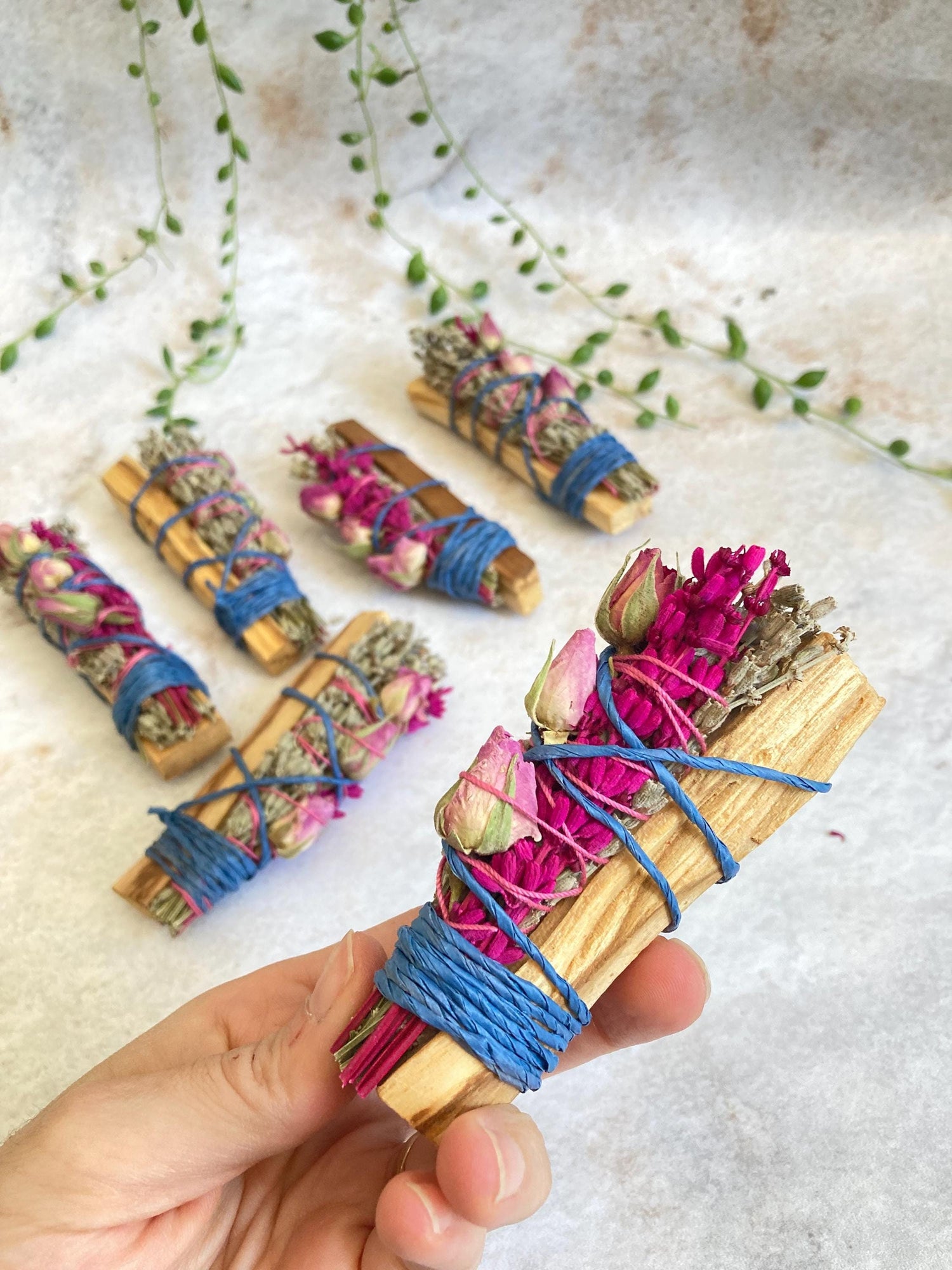 Lavanta ve Pembe Güllü Palo Santo