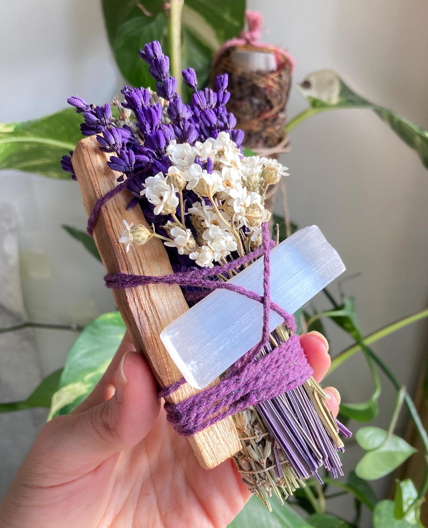 Lavanta Tütsü Demeti, Palo Santo & Selenit