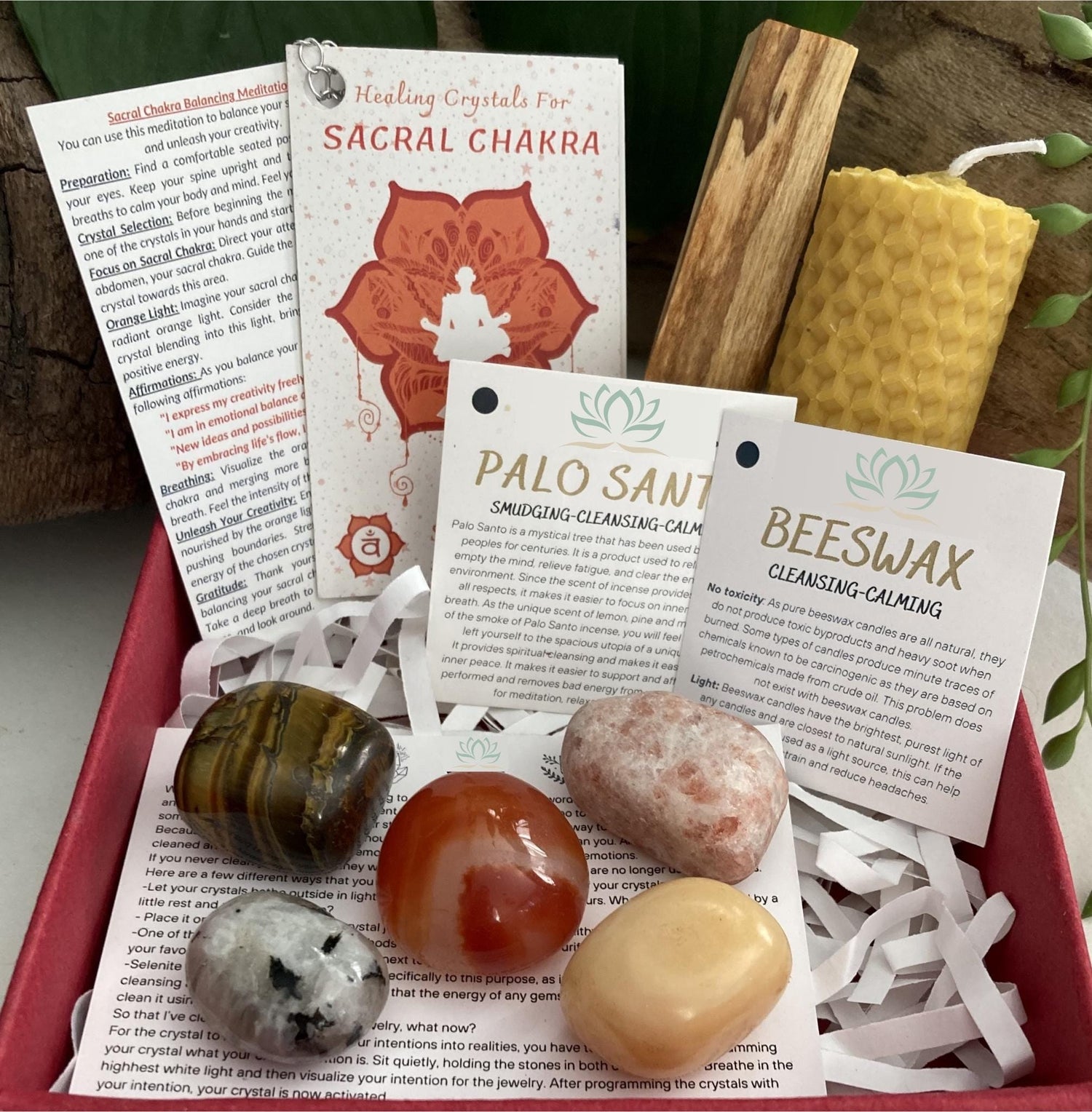 Sakral Çakra Kristal Seti - Yaratıcılığınızı ve Yaşam Coşkunuzu Keşfedin