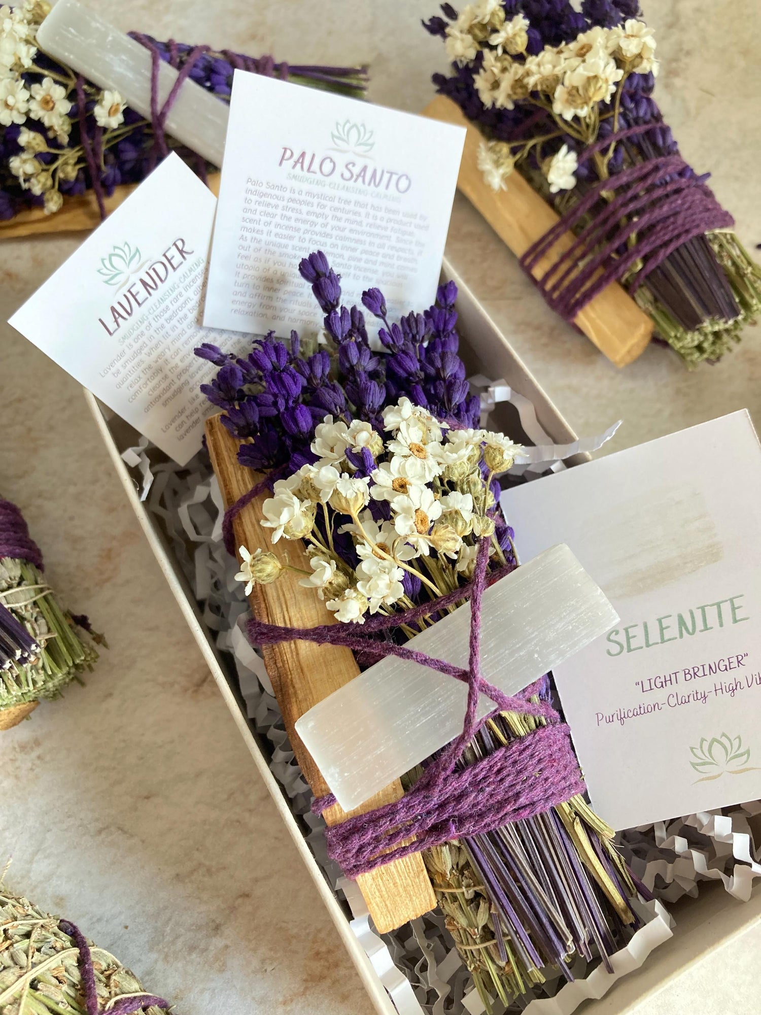 Lavanta Tütsü Demeti, Palo Santo & Selenit