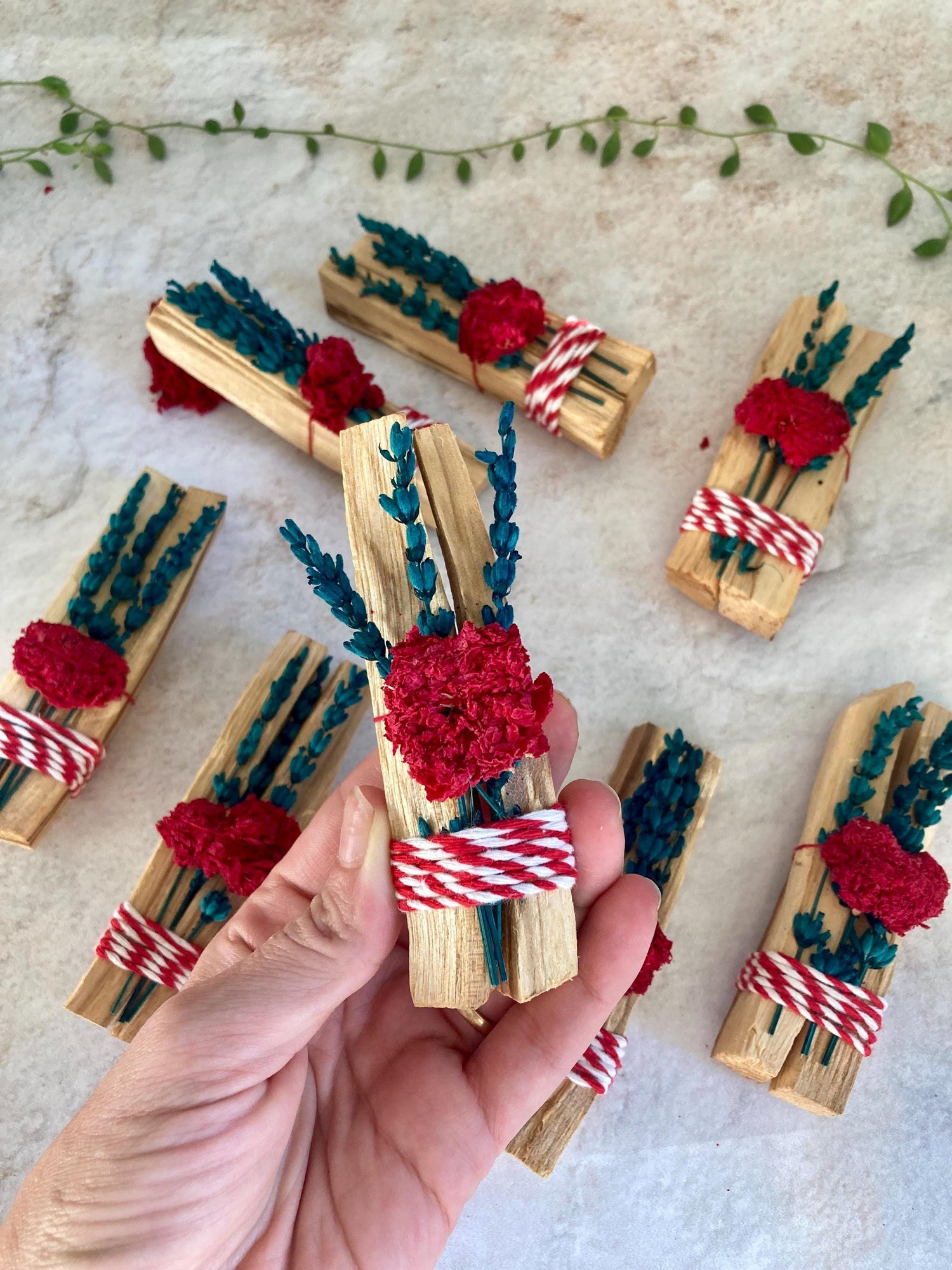Pomegranate Blossom Palo Santo Set – A Gift for New Year and Special Occasions